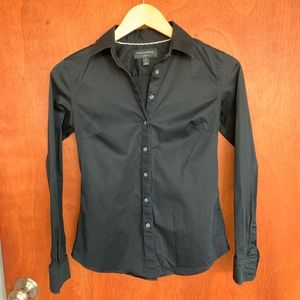 Banana republic black dress shirt